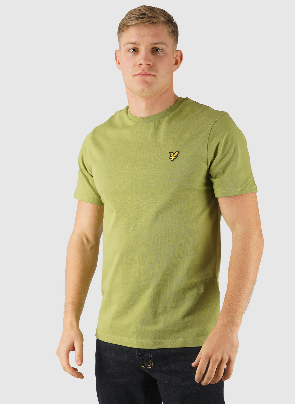 Plain T-Shirt - Shrub Green