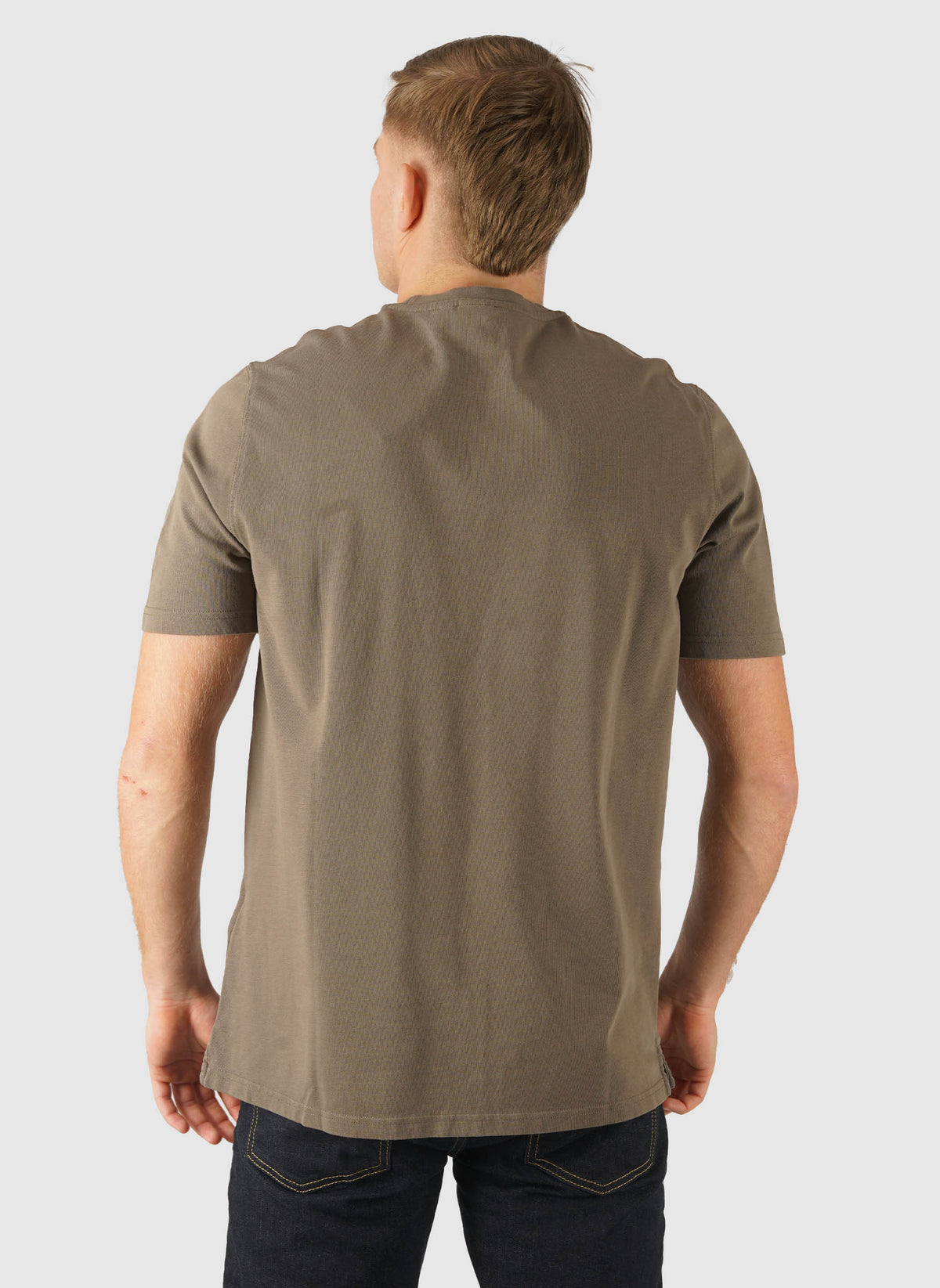 Script T-Shirt - Khaki Ash
