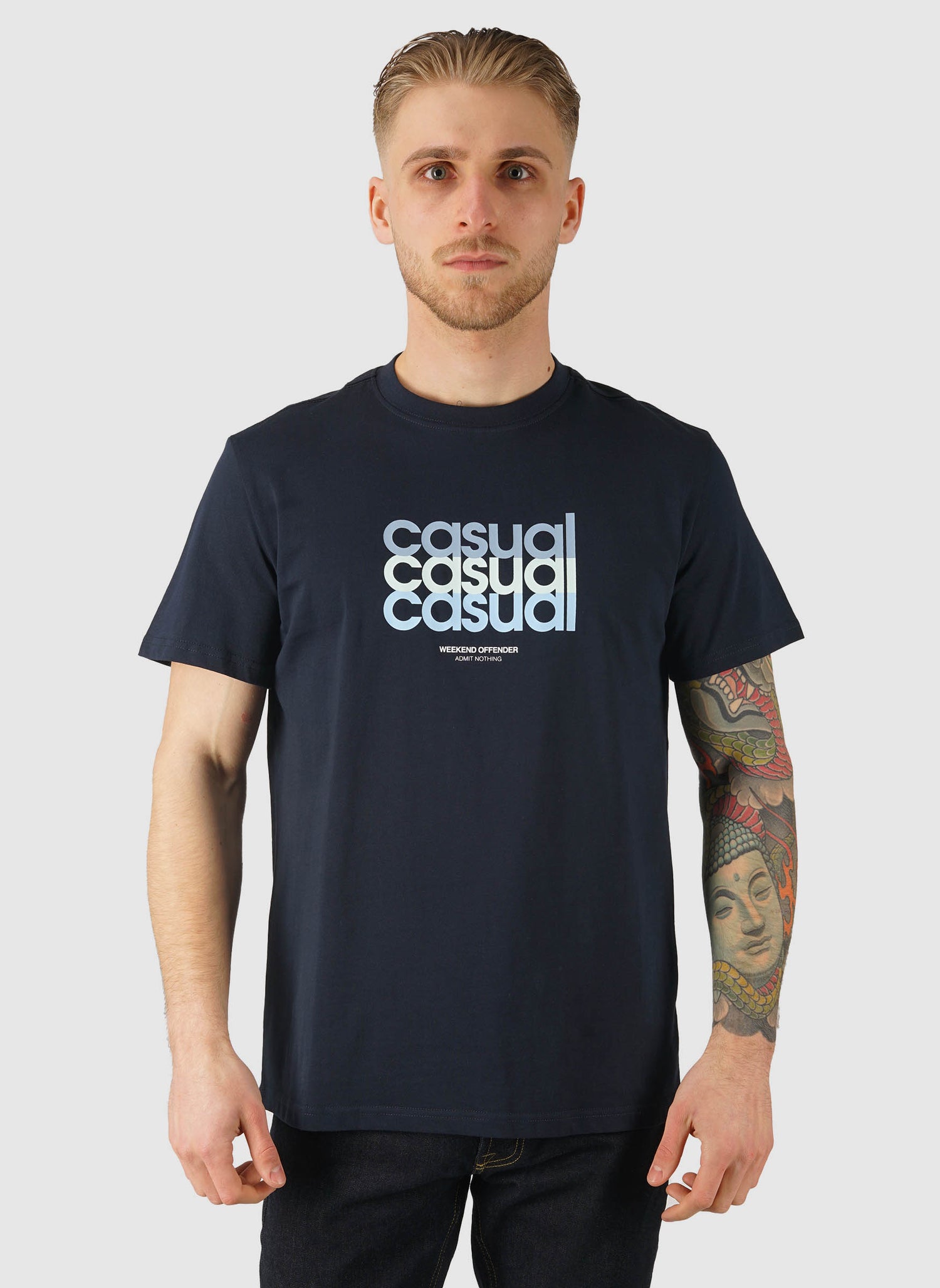 W.O.L. Graphic T-Shirt - Dark Blue