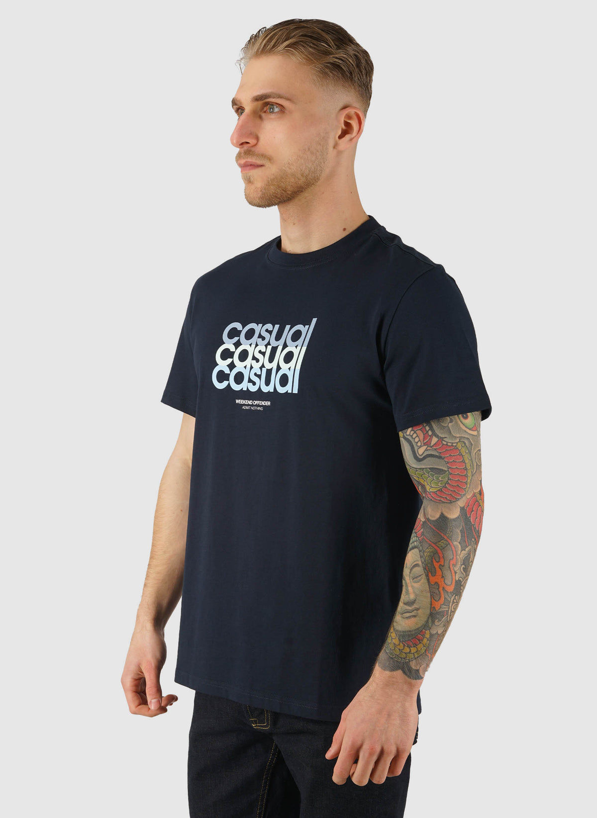 W.O.L. Graphic T-Shirt - Dark Blue