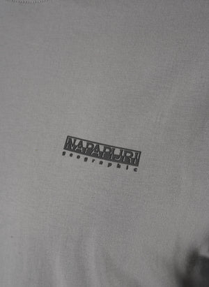 S-Small Box T-Shirt - Shark Skin