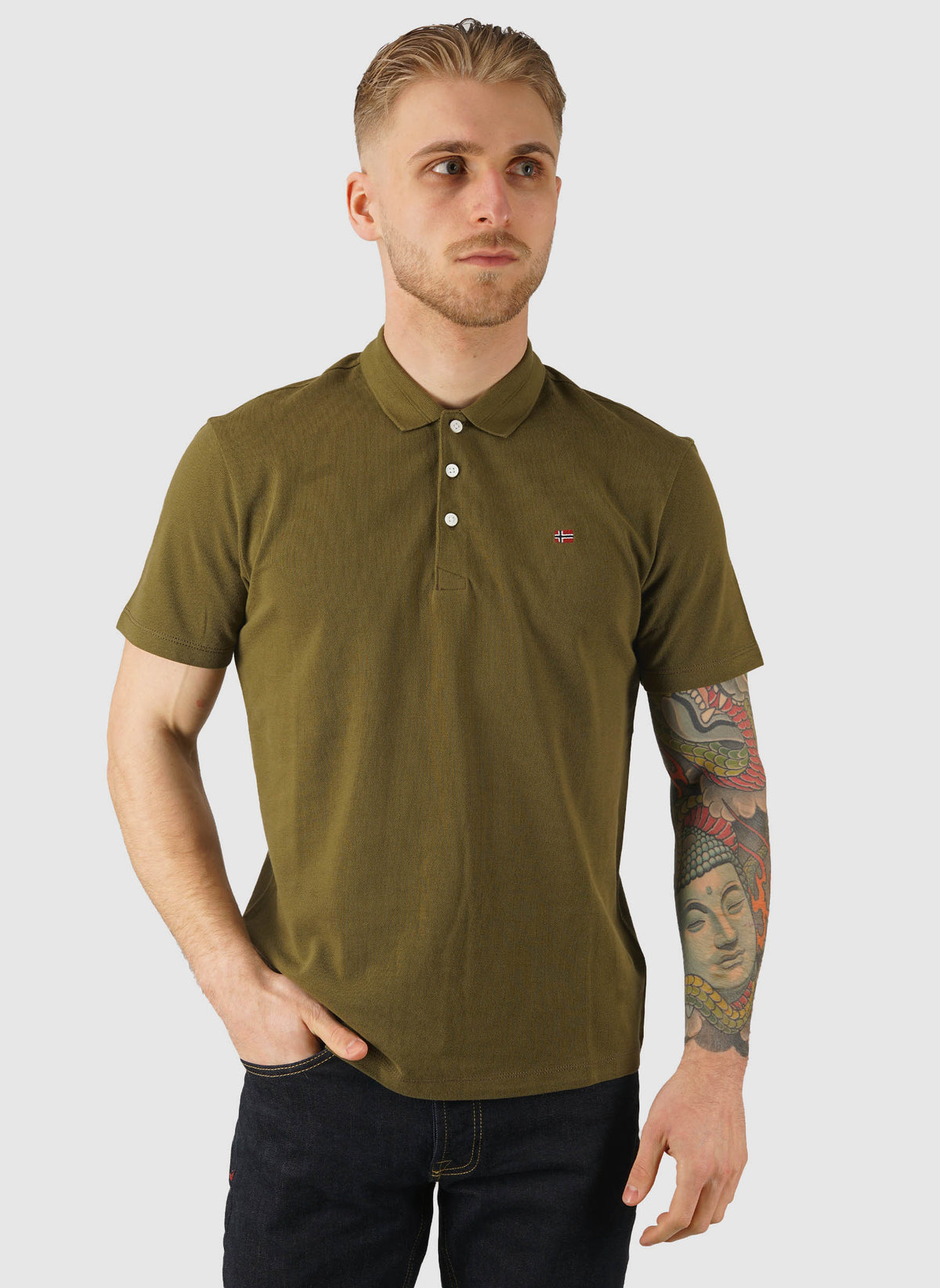 Ealis Polo Shirt - Dark Olive