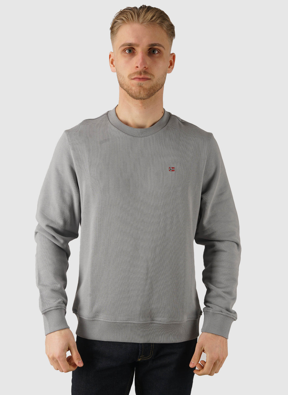 Balis Crew Neck Sweatshirt - Shark Skin