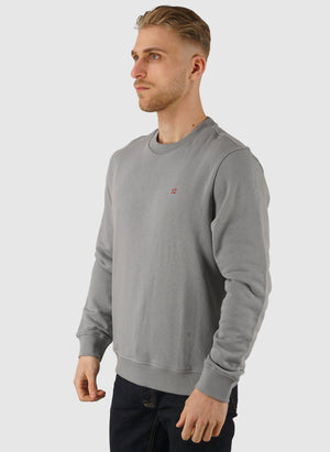 Balis Crew Neck Sweatshirt - Shark Skin