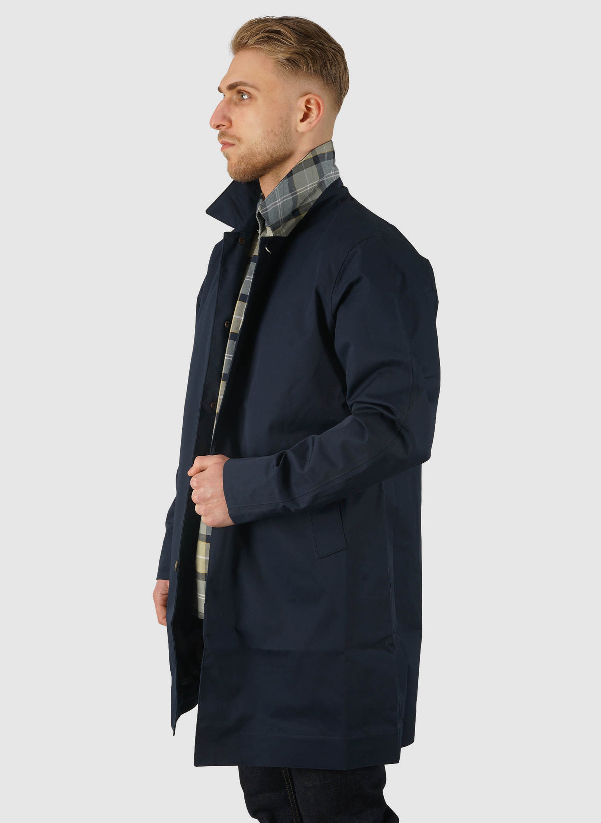 Rokig Waterproof Jacket - Navy/Highland Loch