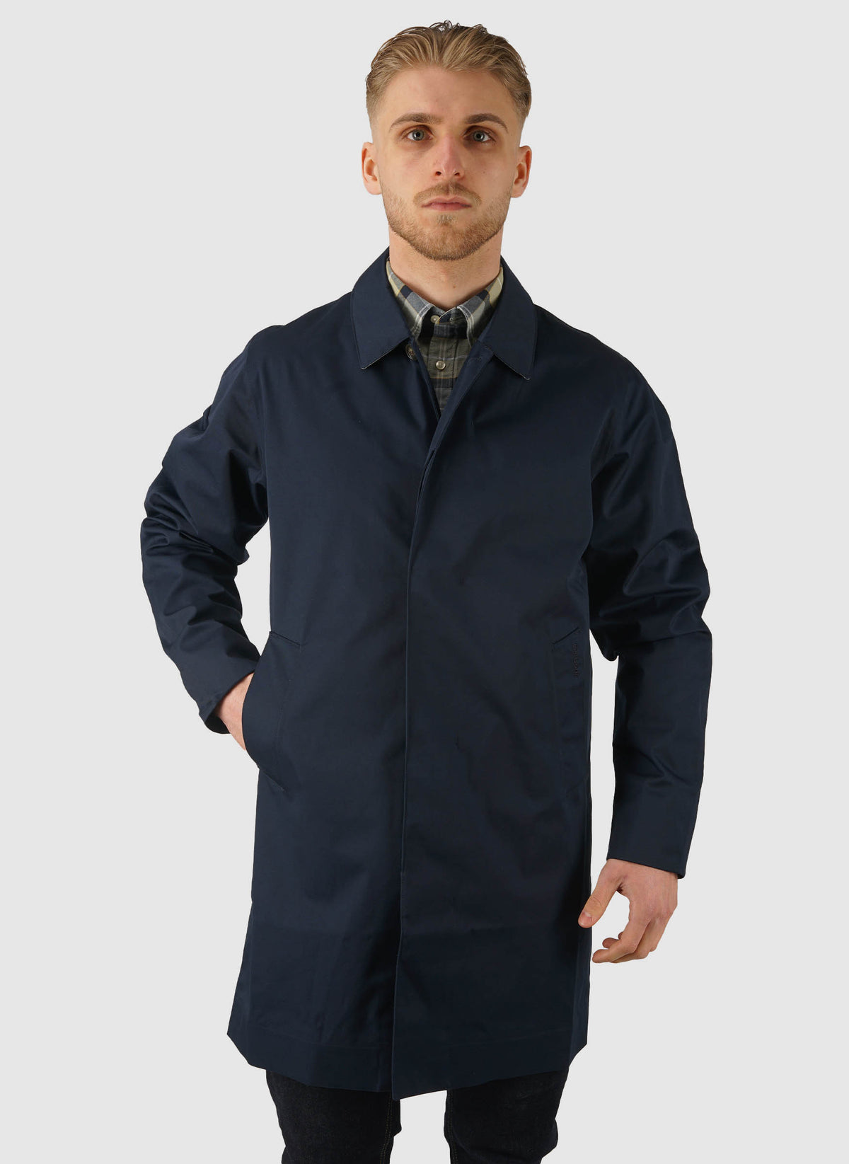 Rokig Waterproof Jacket - Navy/Highland Loch