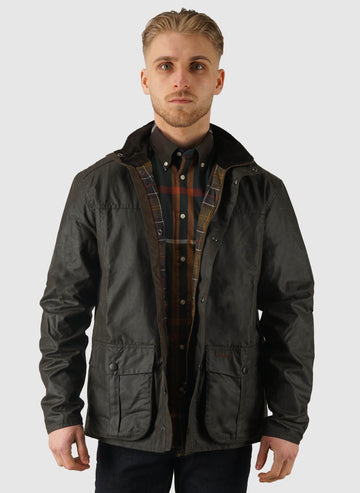 Sander Wax Jacket - Olive