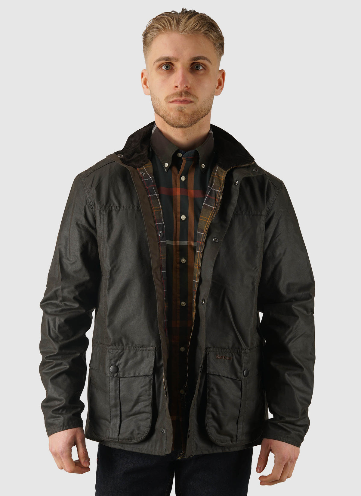 Sander Wax Jacket - Olive