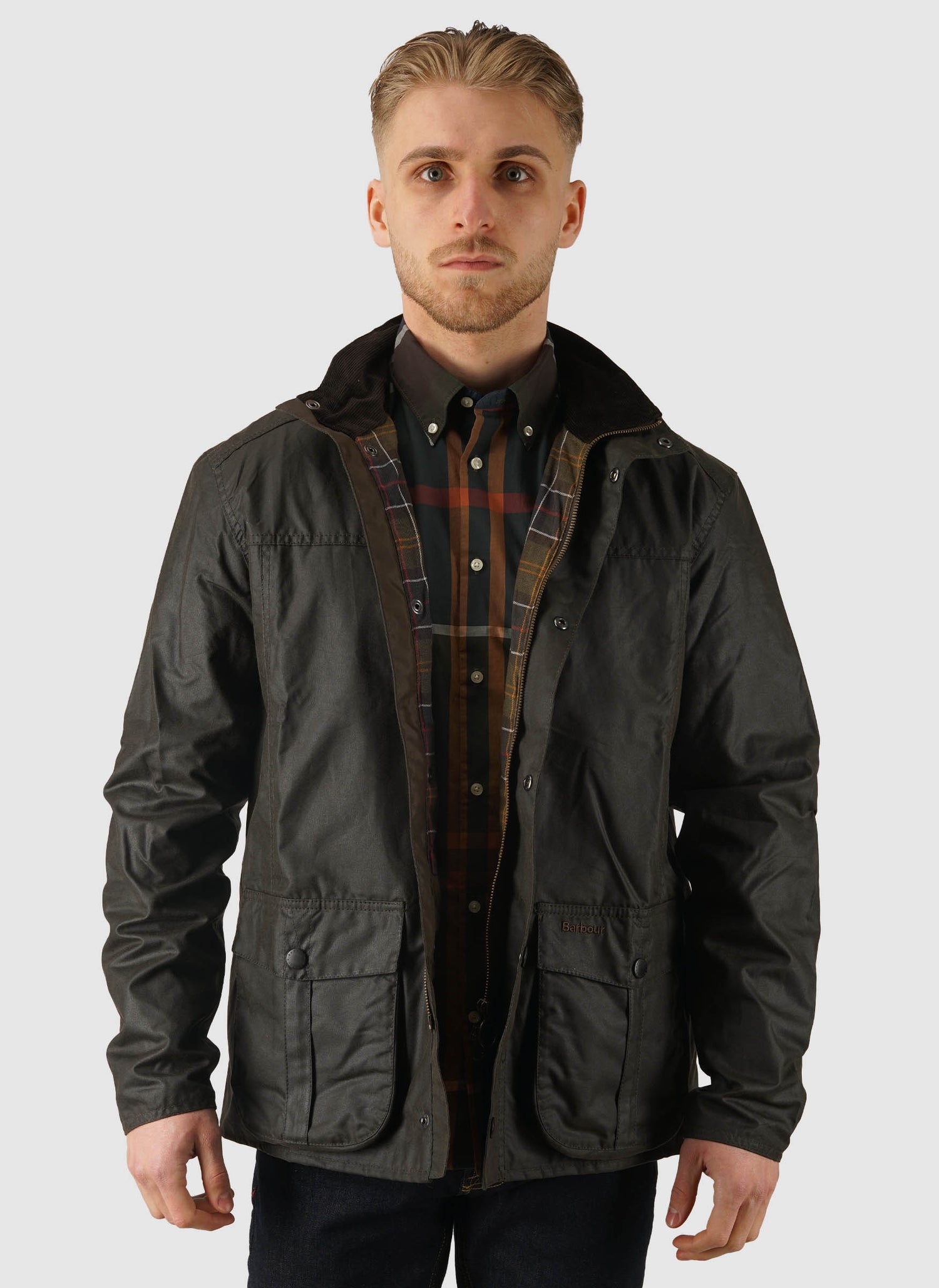 Sander Wax Jacket - Olive