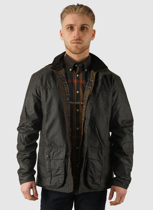 Sander Wax Jacket - Olive