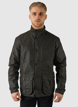 Sander Wax Jacket - Olive