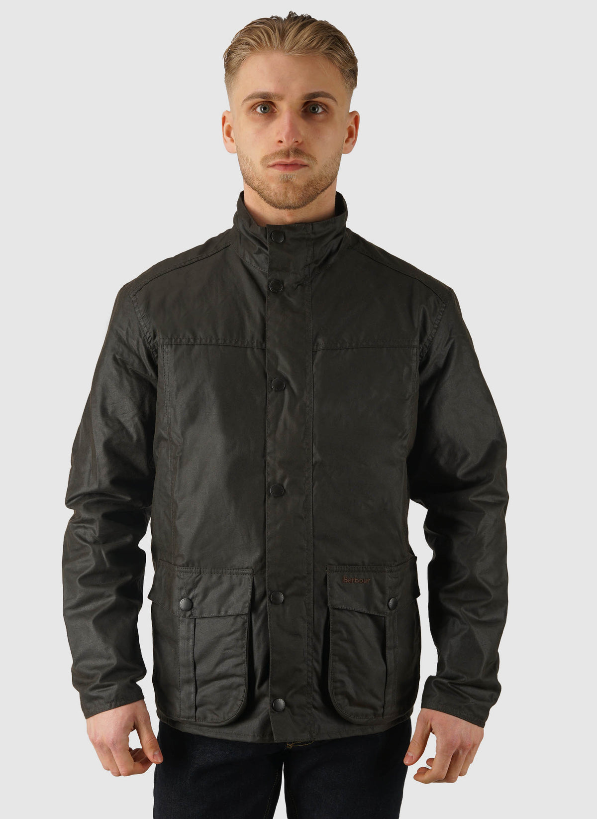 Sander Wax Jacket - Olive