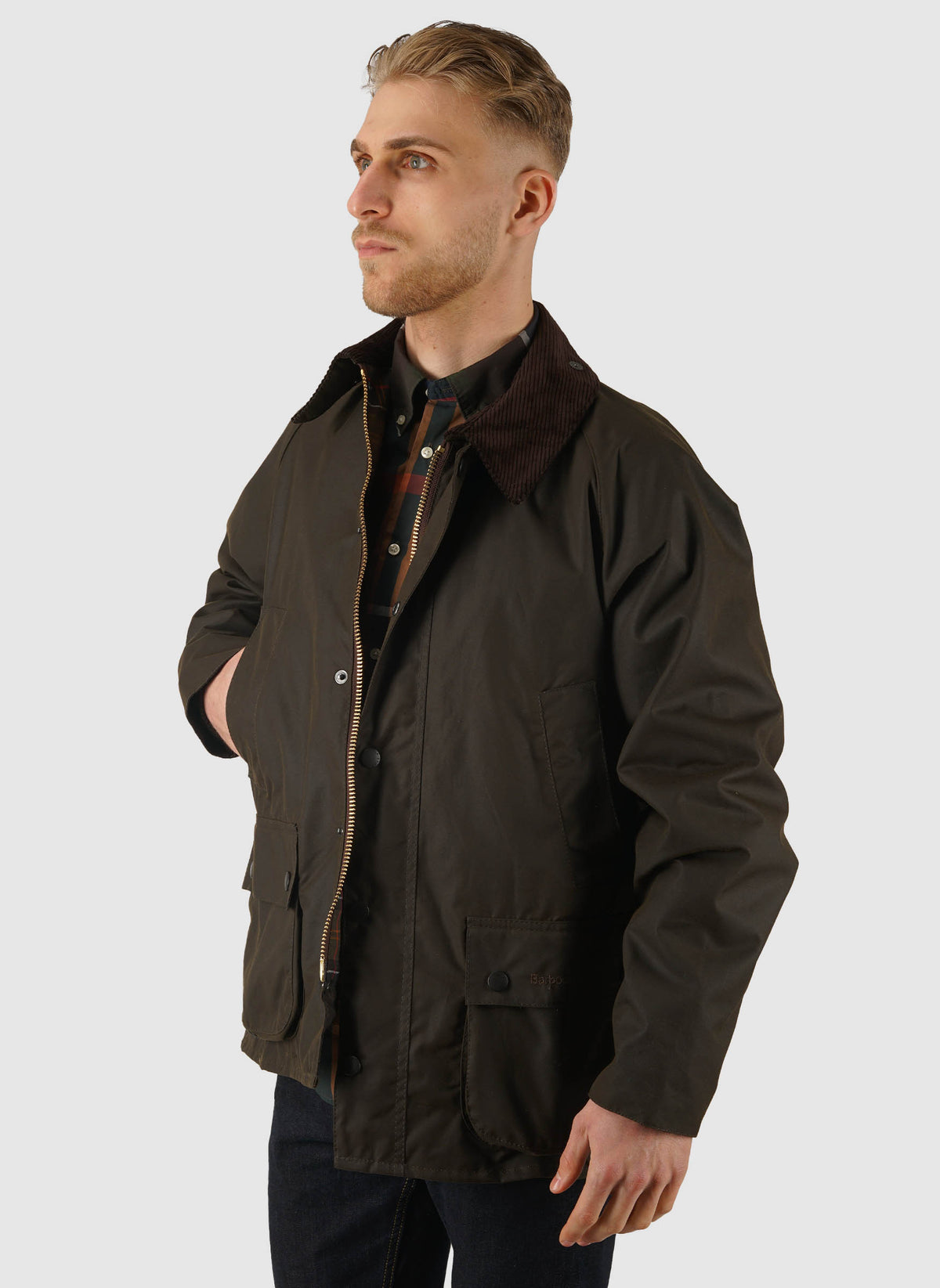 Classic Bedale Wax Jacket - Olive