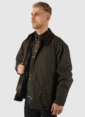 Classic Bedale Wax Jacket - Olive