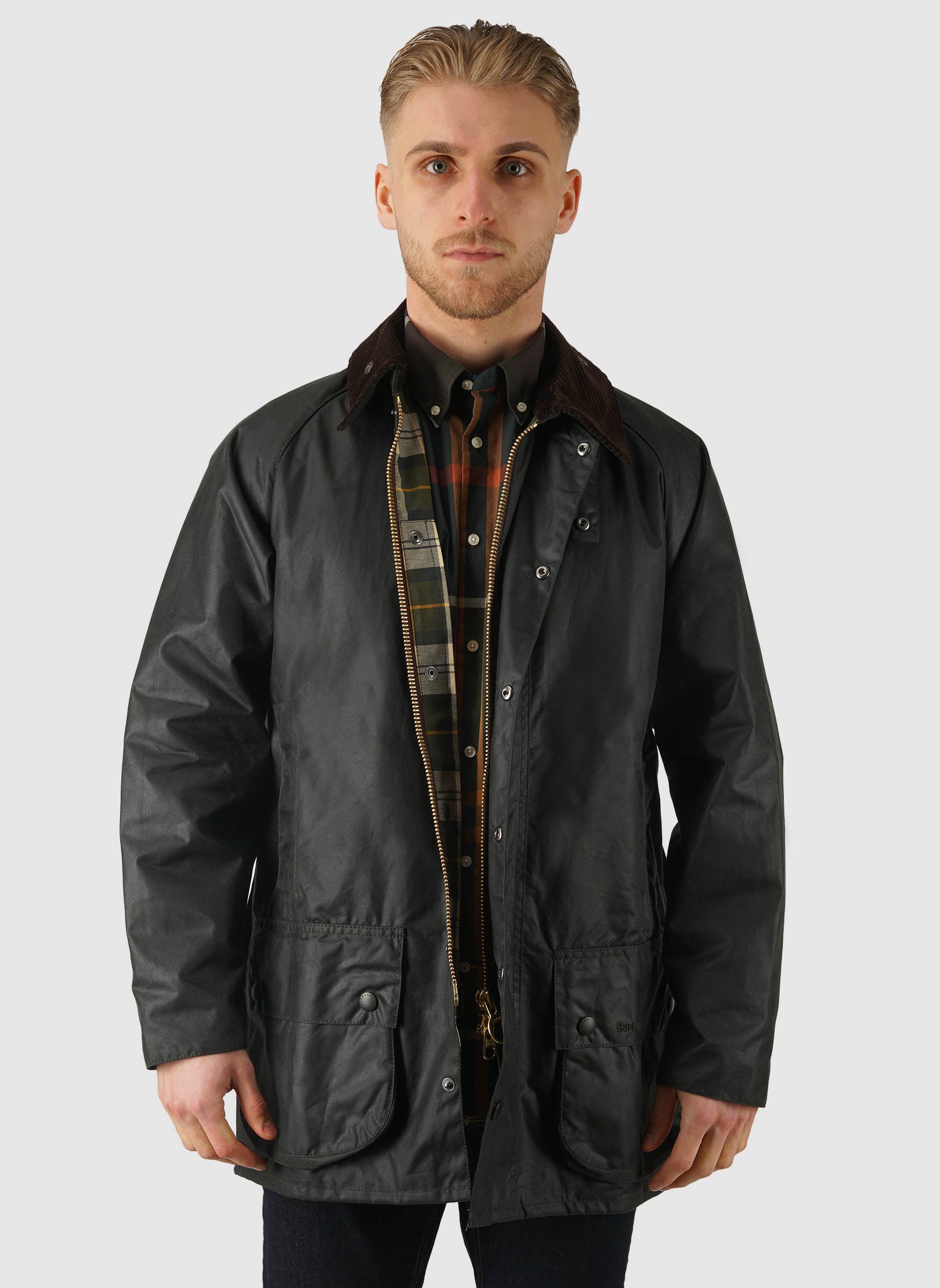 Beaufort Wax Jacket - Sage – The Smart Dresser