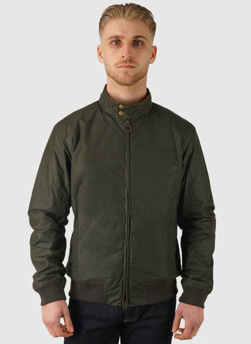 Lightweight Royston Wax Jacket - Archive Olive