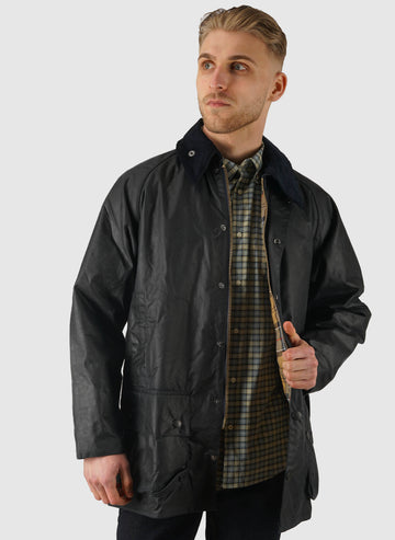 Beaufort Wax Jacket - Navy