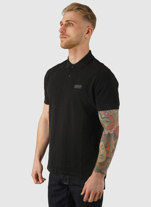 Essential Poloshirt - Black/Pewter