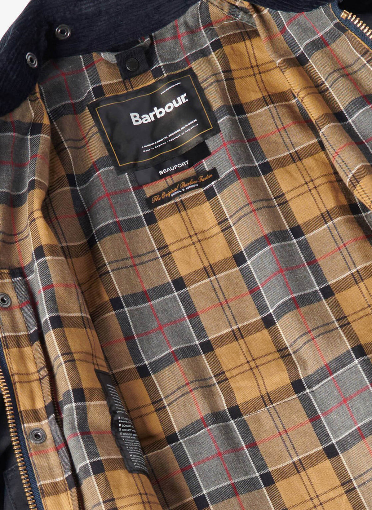 Beaufort Wax Jacket - Navy