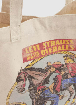 Everyday Graphic Tote Bag - Ecru