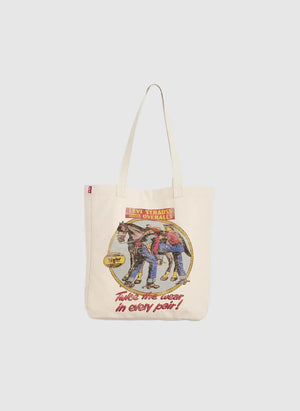 Everyday Graphic Tote Bag - Ecru