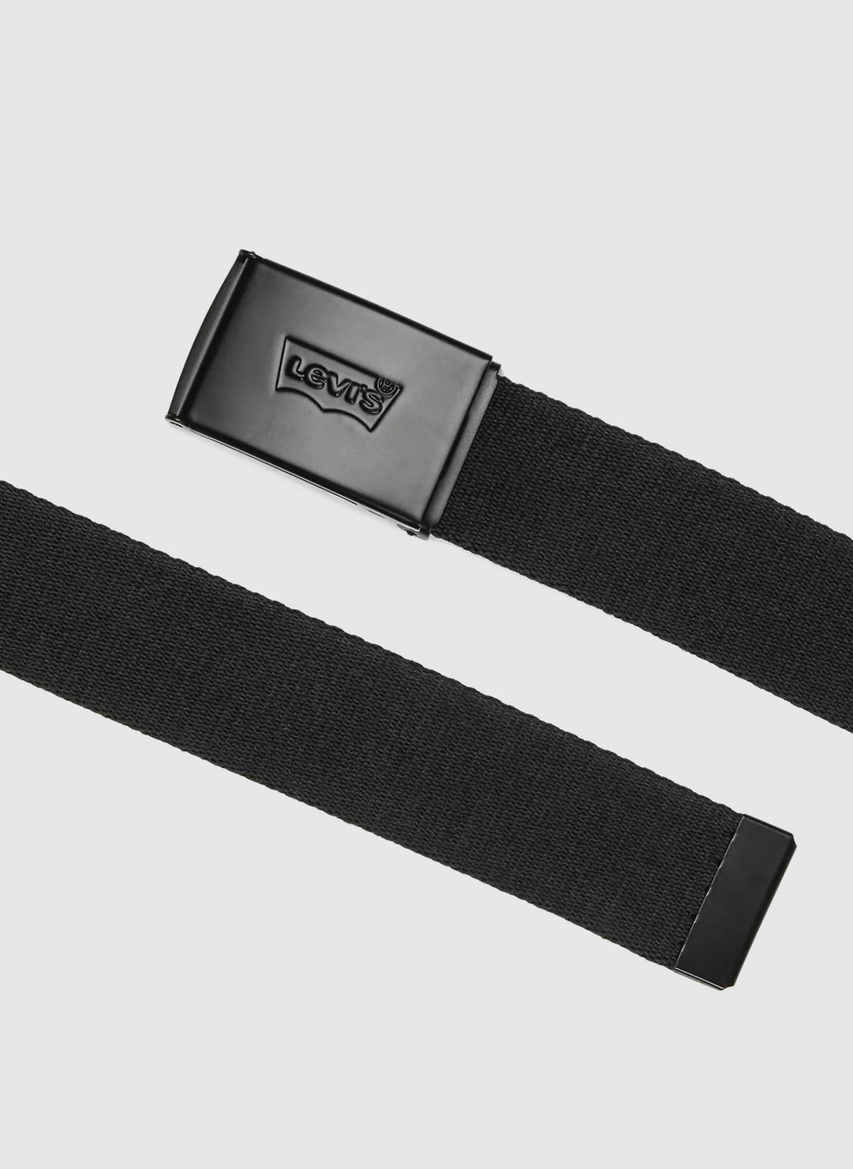 Tonal Batwing Web Belt - Caviar