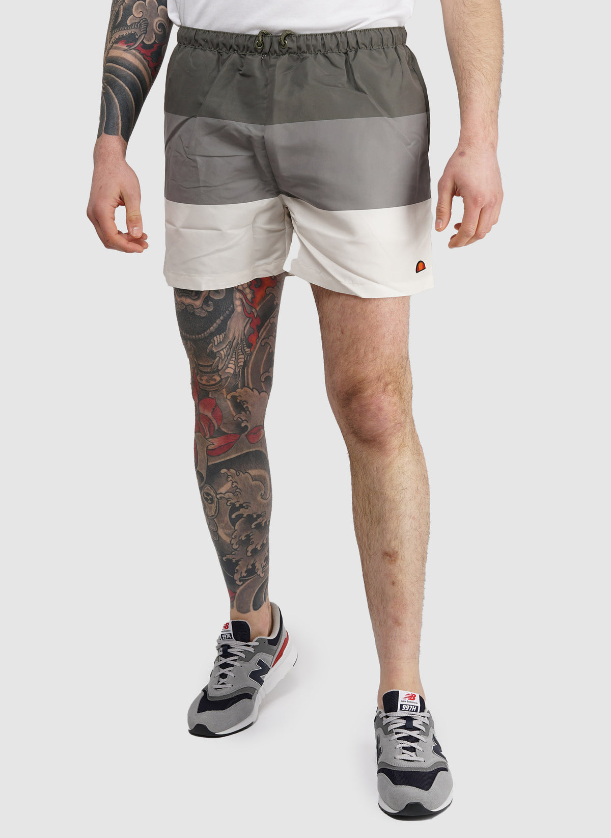 Vespore Swim Short - Khaki/Khaki/Off White