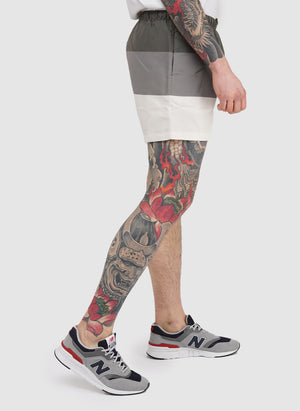Vespore Swim Short - Khaki/Khaki/Off White