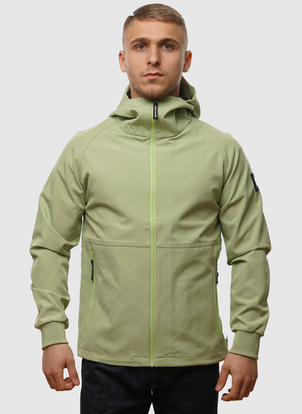 Stipe Softshell Jacket - Fern Moss
