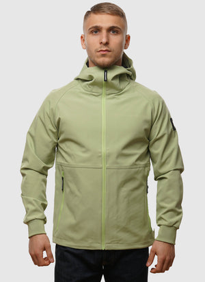 Stipe Softshell Jacket - Fern Moss