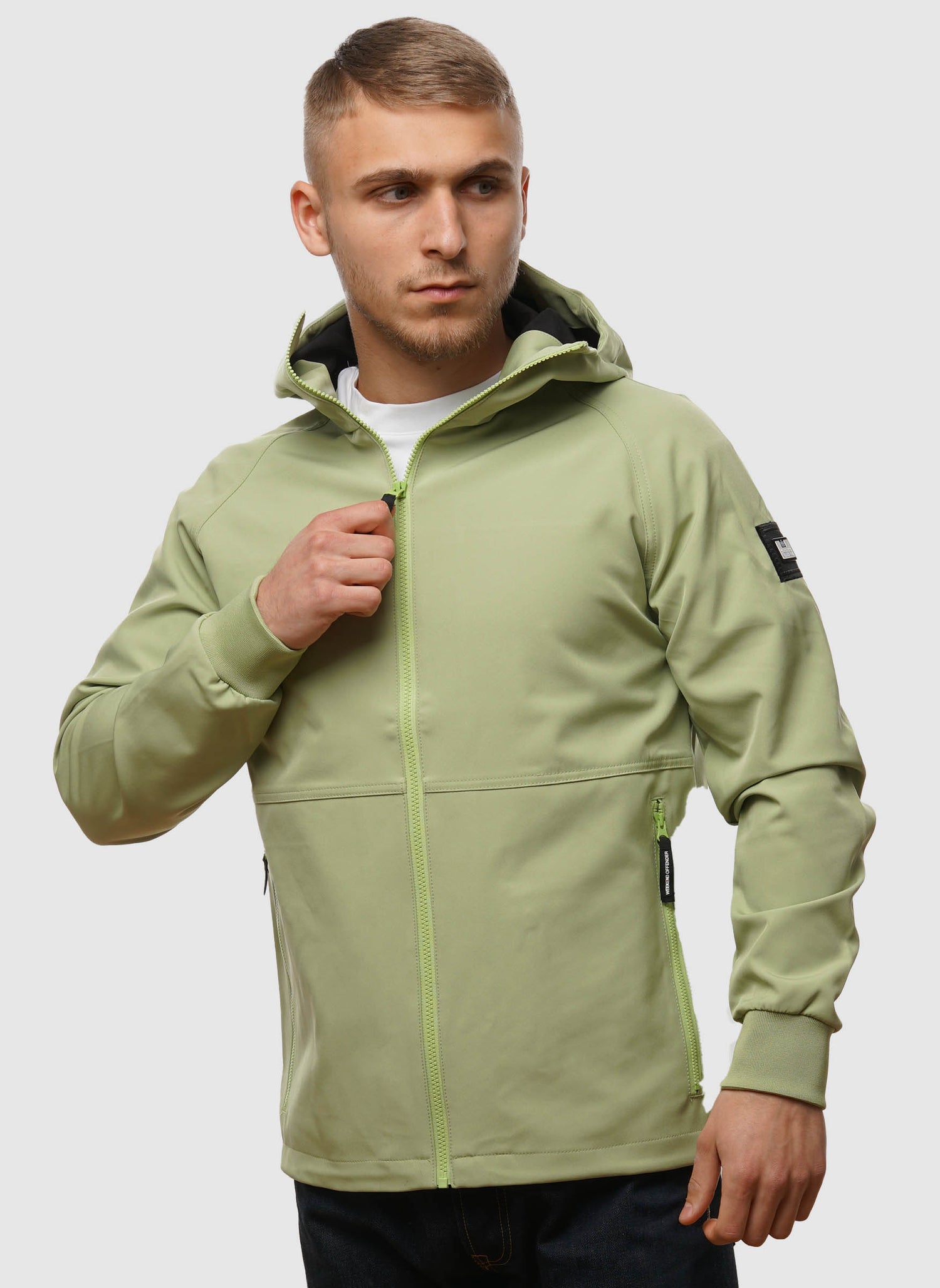 Stipe Softshell Jacket - Fern Moss