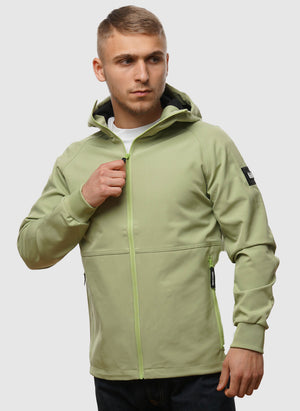 Stipe Softshell Jacket - Fern Moss