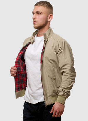 G9 Classic Harrington Jacket - Natural