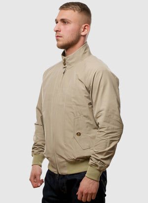 G9 Classic Harrington Jacket - Natural