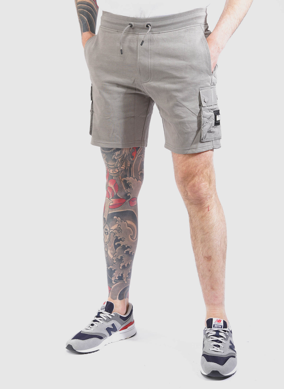 Pink Sands Jog Short - Smoke