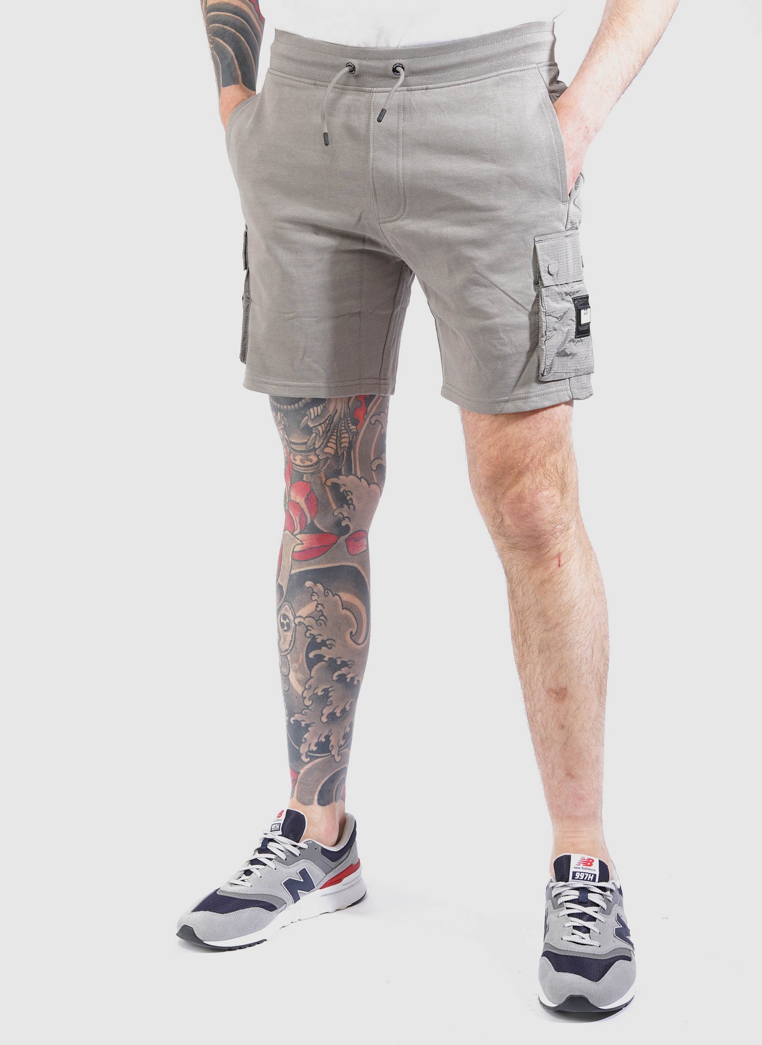 Pink Sands Jog Short - Smoke