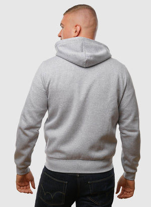 Classic Hooded Sweatshirt Jacket - Silver Chine