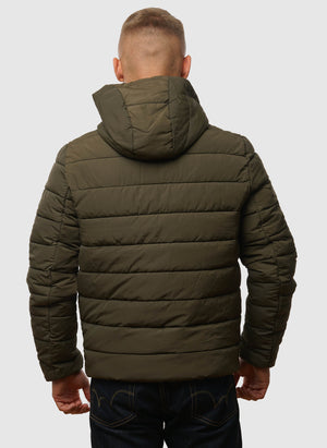 Lightweight Puffer Jacket - Olive