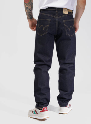 Loose Tapered Stretch Denim - Rinsed Wash