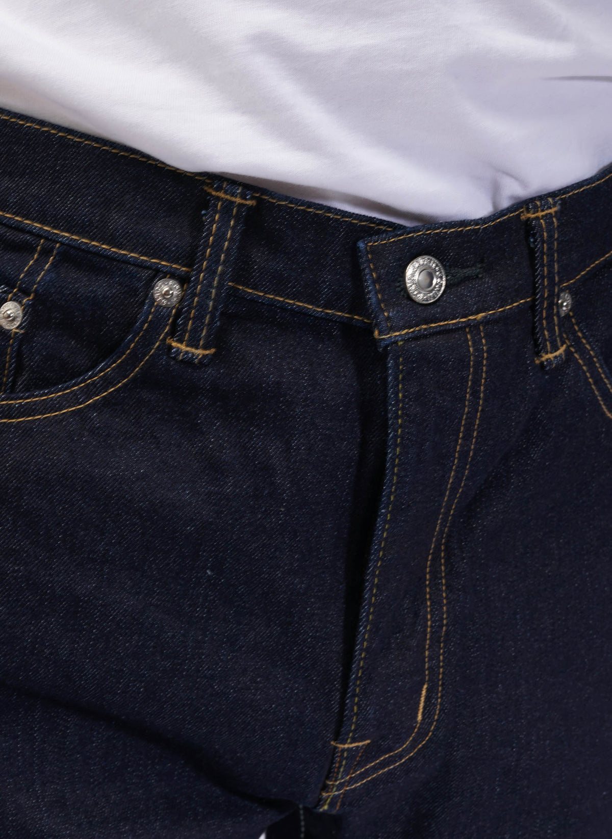 Loose Tapered Stretch Denim - Rinsed Wash