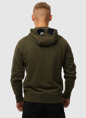 Goggle Sweatshirt Jacket - Ivy Green