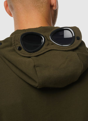 Goggle Sweatshirt Jacket - Ivy Green