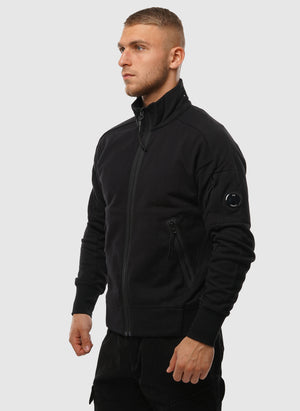 Lens Sweatshirt Jacket - Black