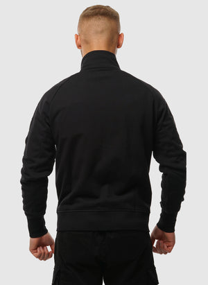 Lens Sweatshirt Jacket - Black