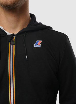 Le Vrai Arnel Sweatshirt Jacket - Black Pure