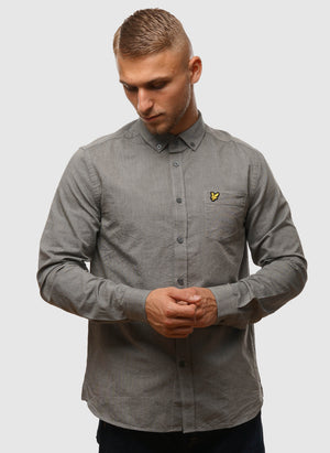 Light Weight Oxford Hemd - Cove/Mountain Moss