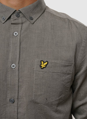 Light Weight Oxford Hemd - Cove/Mountain Moss