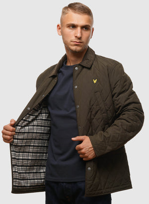 Quilted Jacket - Olive