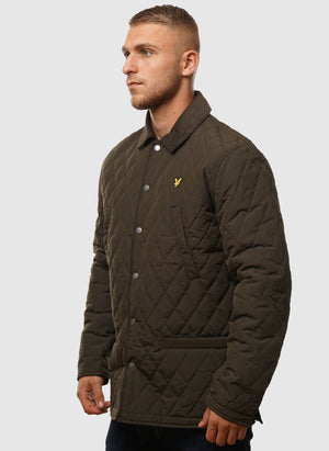 Quilted Jacket - Olive