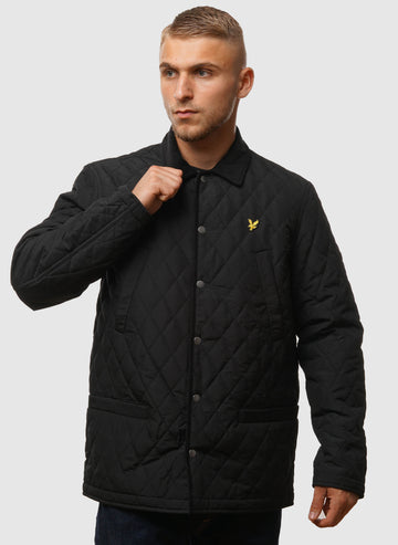 Quilted Jacket - Jet Black